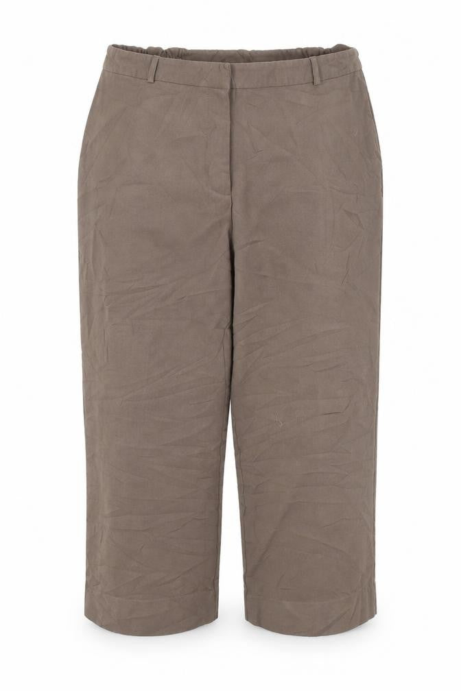 Essential Collection Womens Brown   Cropped Trousers Size 20 L23 in