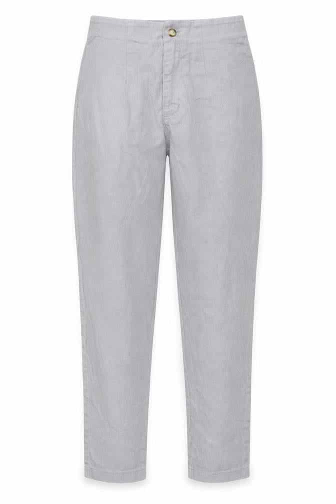 Front view of Street One women’s grey trousers, size UK 10, 31-inch leg