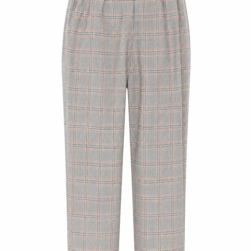 Hound Womens Black Houndstooth  Trousers  Size M L24 in