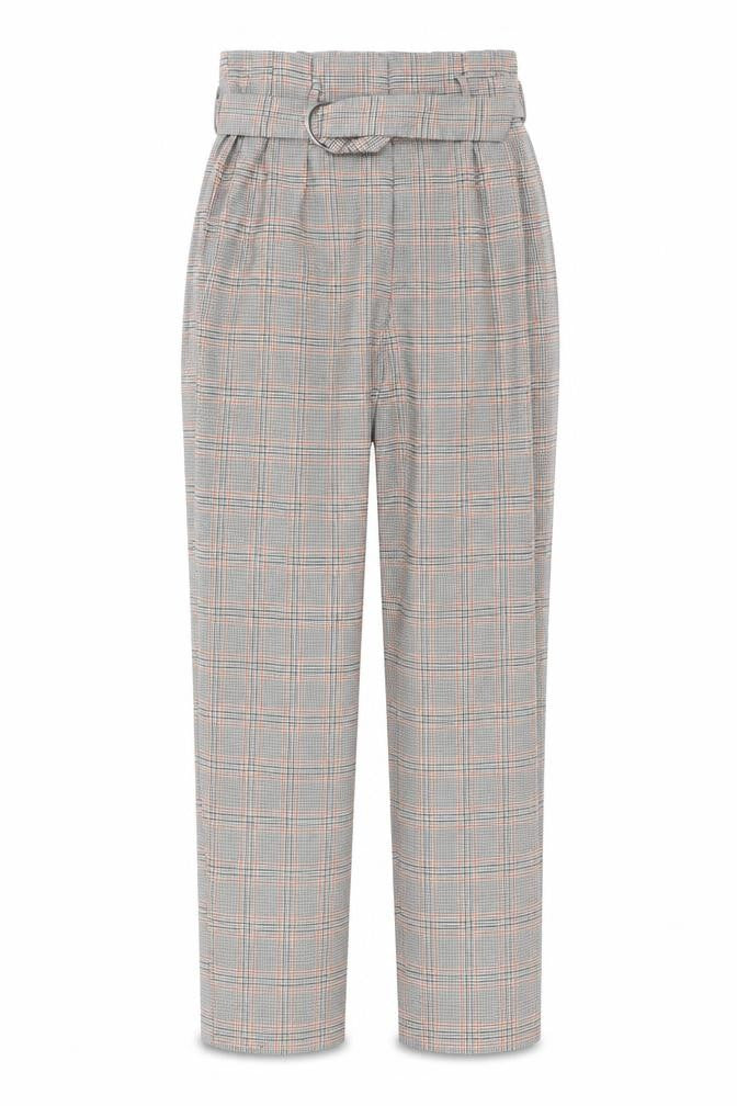 Hound Womens Black Houndstooth  Trousers  Size M L24 in