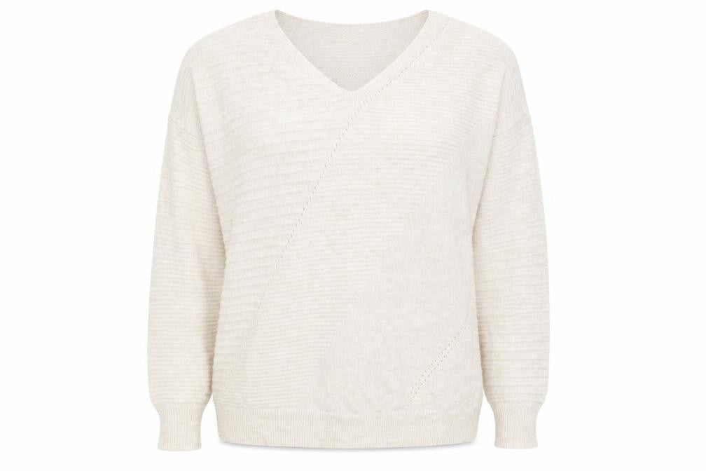 Front view of Topshop women’s beige jumper, size S