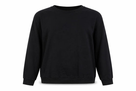 Front view of ASOS women’s black jumper, size UK 10