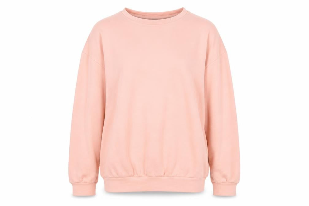 Front view of yikyak women’s pink jumper, size S