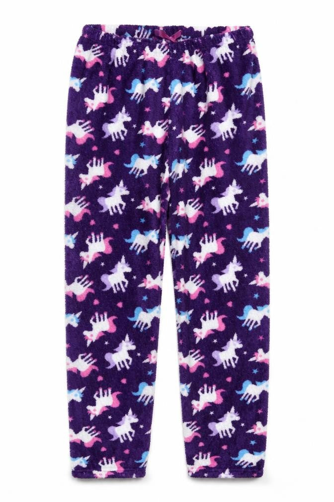 selena girl Girls Purple Geometric  Top Pyjama Pants Size 11-12 Years  - Elasticated Waist
