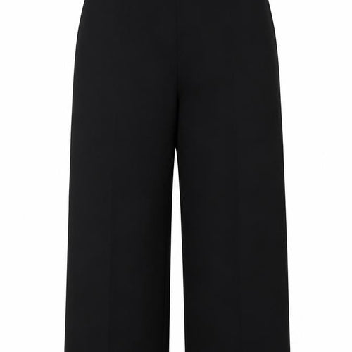 Preworn Womens Black   Trousers  Size 14 L20 in - Elasticated Waist