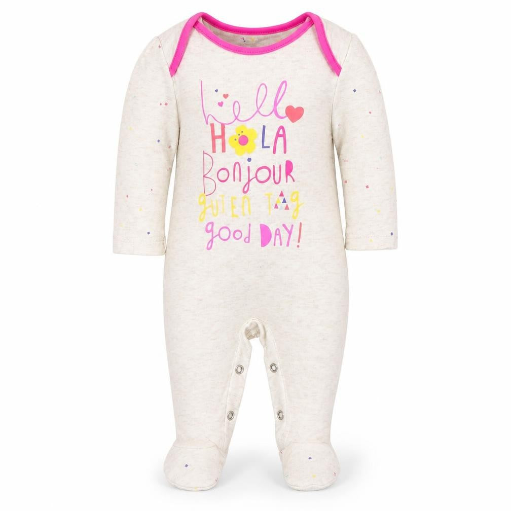Mothercare Baby Beige Geometric  Babygrow One-Piece Size 0-3 Months