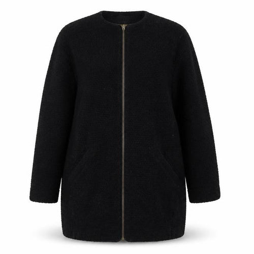 Primark Womens Black  Knit Jacket  Size 8