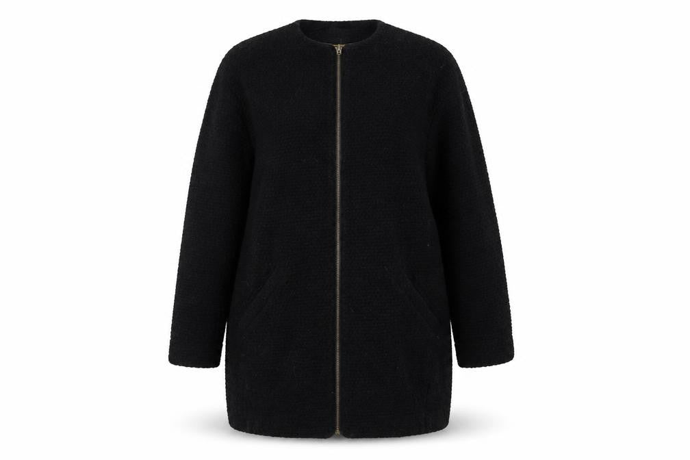 Primark Womens Black  Knit Jacket  Size 8