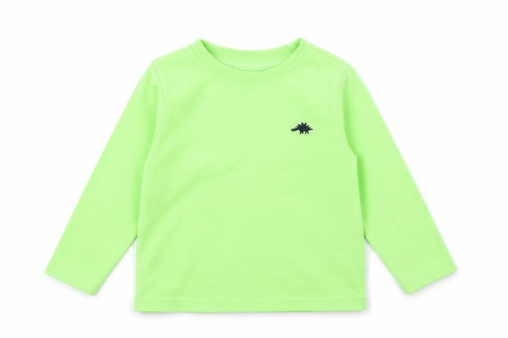 Front view of F&F Baby Green Basic T-Shirt, size 18-24, Months