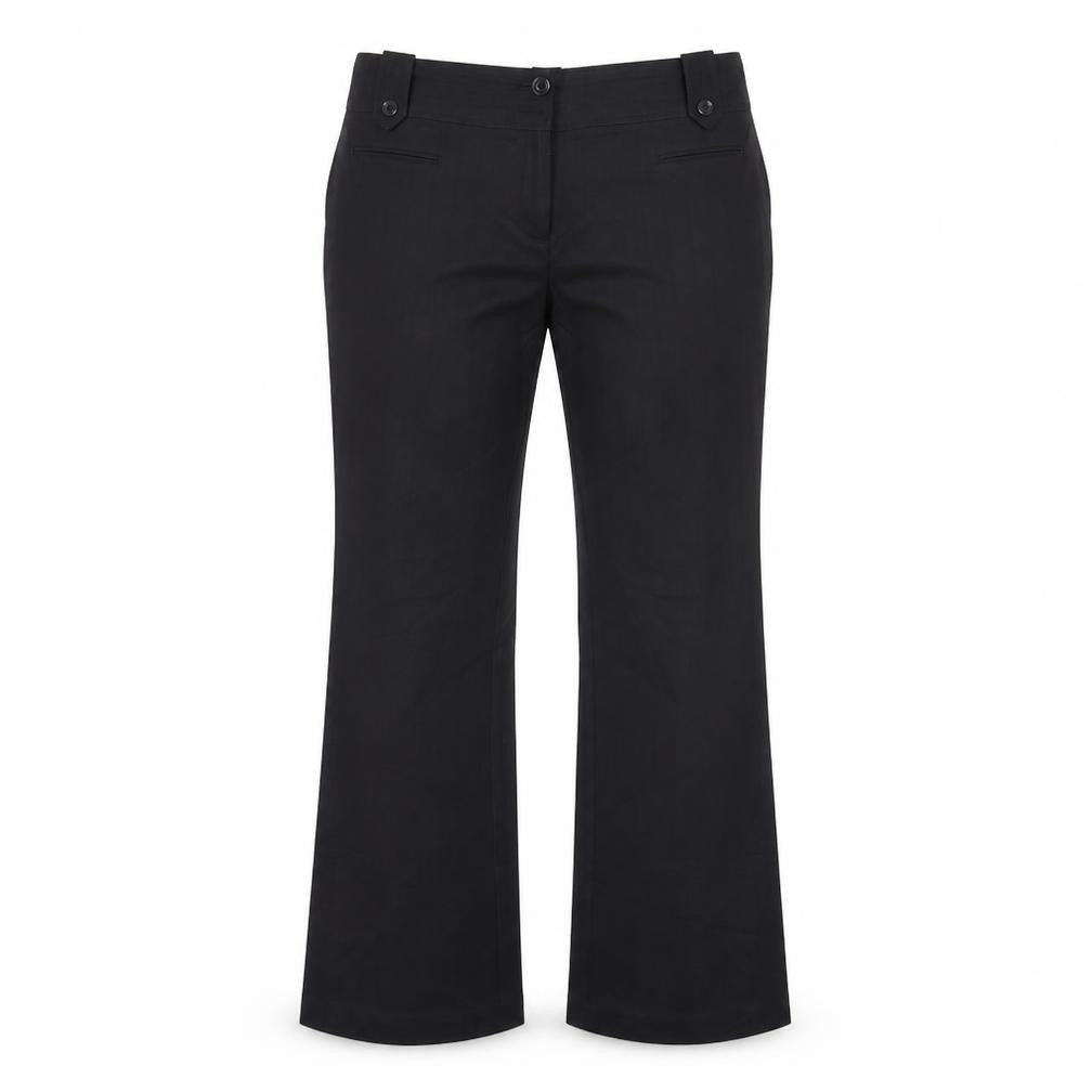 F&F Womens Black   Trousers  Size 12 L28 in