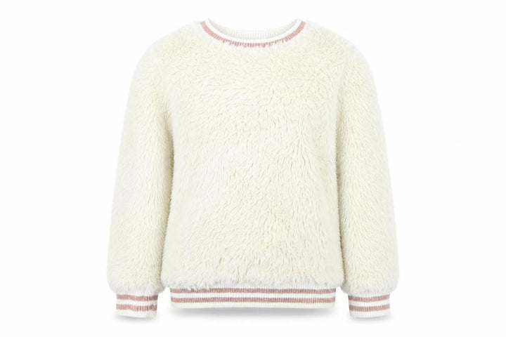 John Lewis Girls White Pullover Jumper Size 4 Years