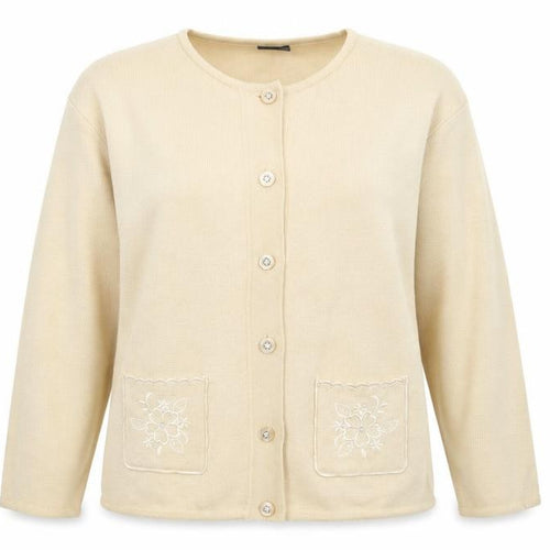 Avant Garde Womens Beige   Cardigan Jumper Size XL