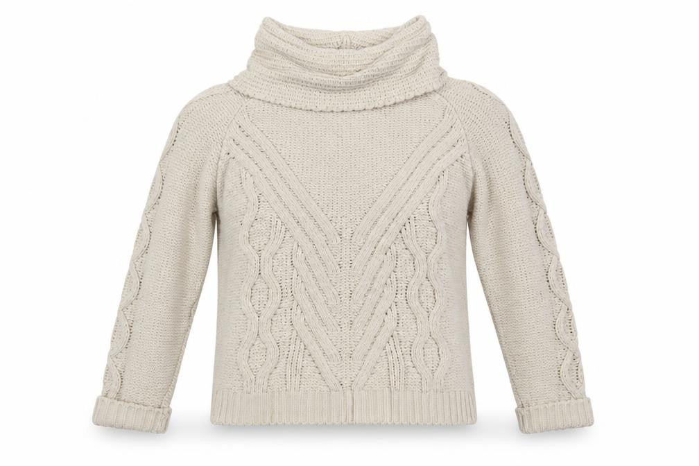 Front view of Matalan women’s beige jumper, size L