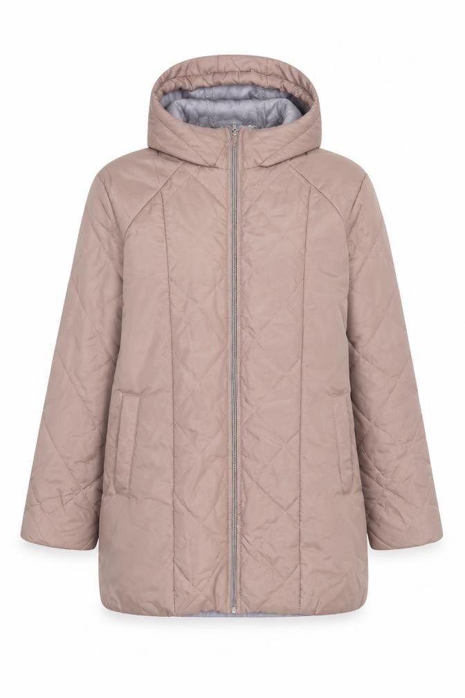 anne de lancay Womens Beige   Rain Coat Coat Size L