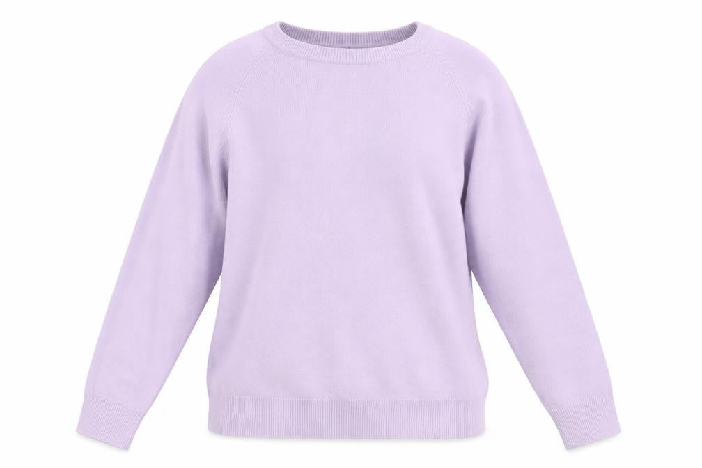 Front view of YS Collection women’s pink jumper, size UK 14