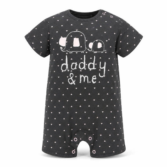 Front view of Next girls’ multicoloured polka dot romper one-piece, size 6-9, months
