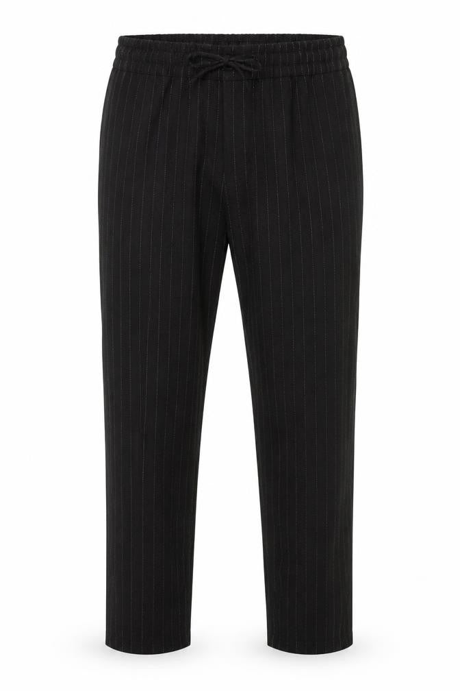 Topman Mens Grey Striped Trousers Size 32 L32 in