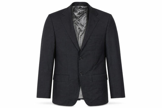 Front view of C.C.S Sarar men’s grey jacket blazer, size M