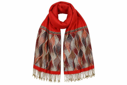 Front view of Preworn women’s multicoloured shawl/wrap