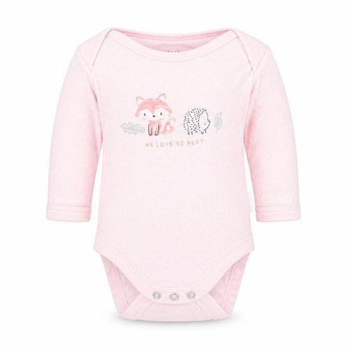 F&F Girls Pink Polka Dot  Babygrow One-Piece Size 0-3 Months