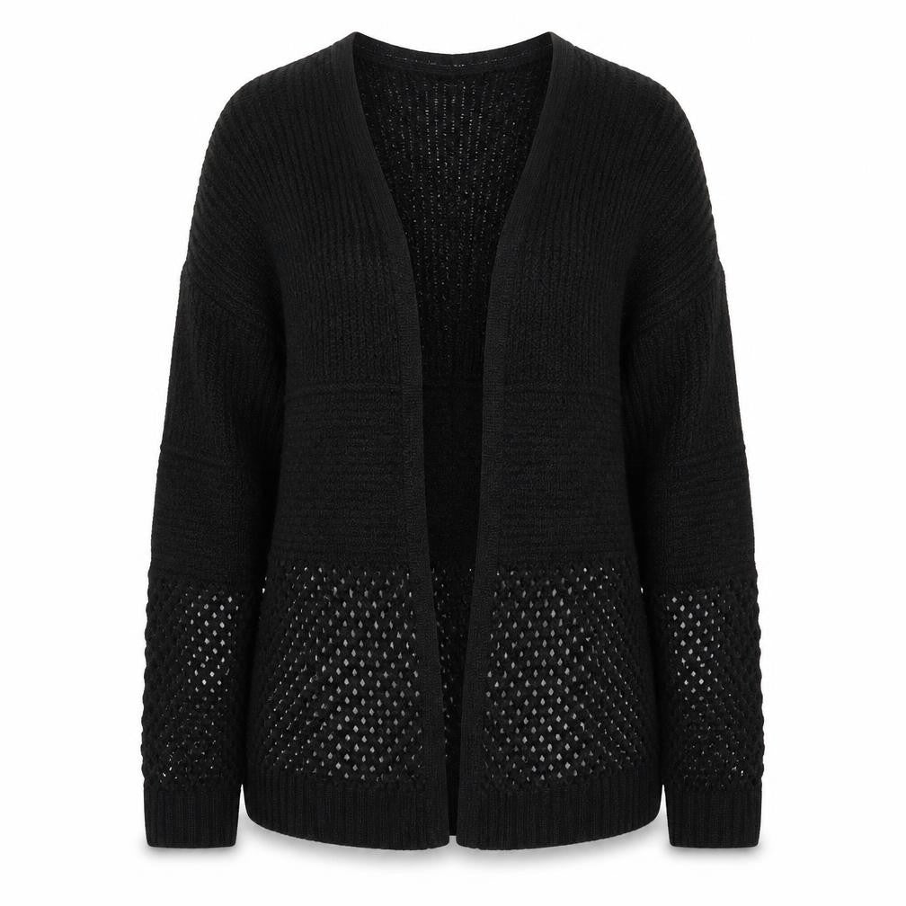 A Wear Womens Black  Knit Cardigan Jumper Size S