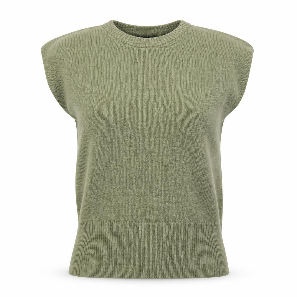 Nasty Gal Womens Green  Knit Vest Jumper Size S