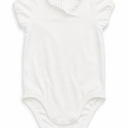 H&M Girls White   Babygrow One-Piece Size 6-9 Months