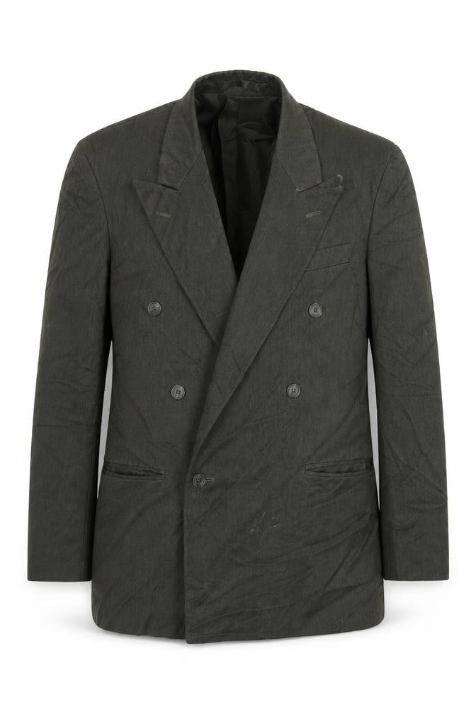 Front view of Willson men’s green jacket suit jacket, size 38