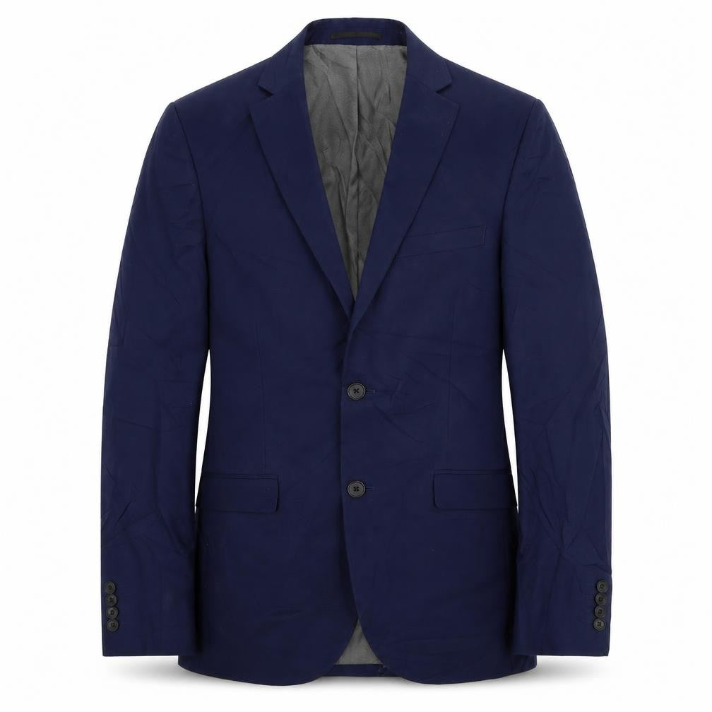 Front view of Next men’s blue jacket blazer, size 38