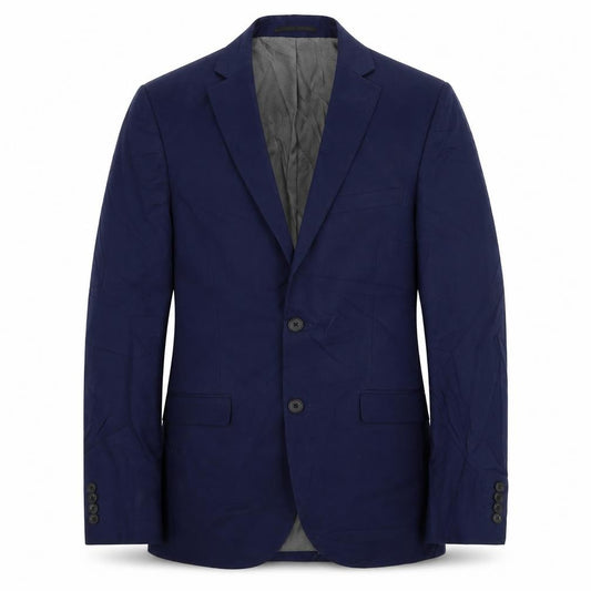 Front view of Next men’s blue jacket blazer, size 38