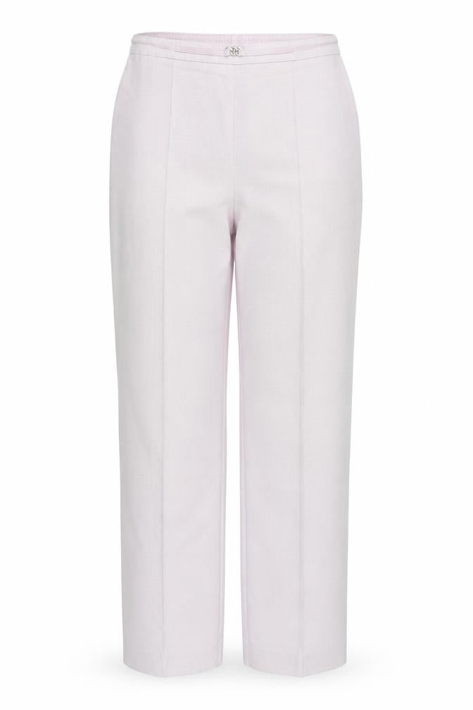 Marks and Spencer Womens Purple Check  Trousers  Size 16 L28 in