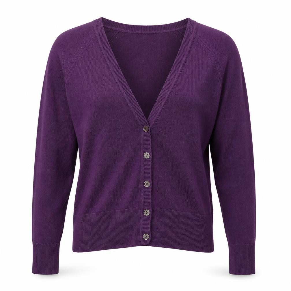 New Look Womens Purple  Knit Cape Jumper Size 8