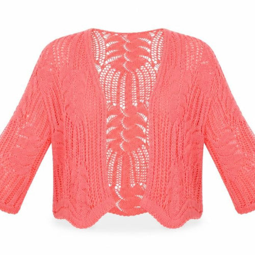 Simply Stock Shop Womens Pink  Knit Cardigan Jumper Size L