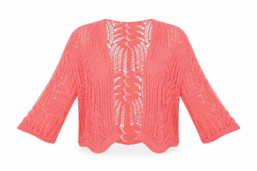 Simply Stock Shop Womens Pink  Knit Cardigan Jumper Size L