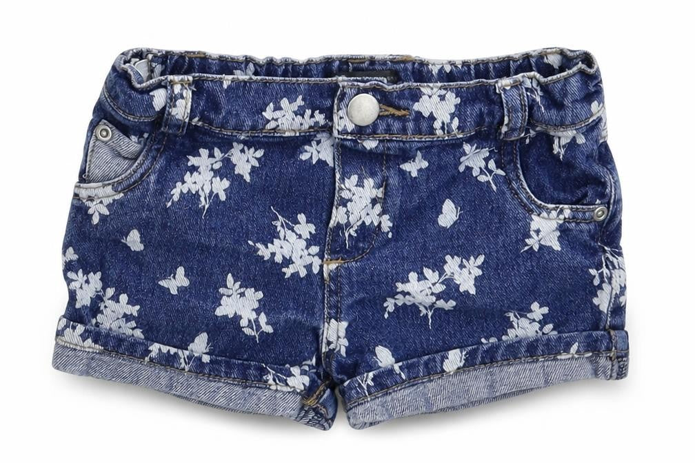 Very Girls Blue  Denim Hot Pants Shorts Size 2-3 Years
