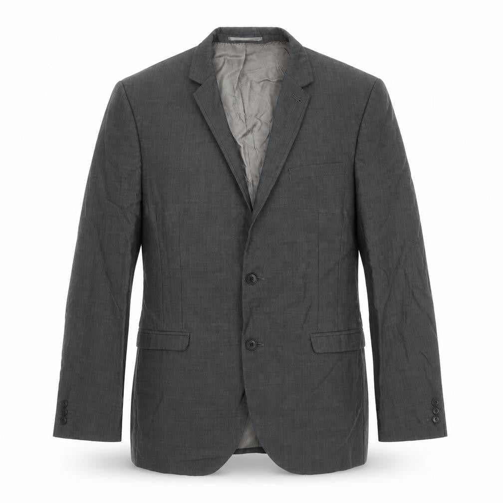 Front view of Next men’s grey jacket blazer, size 42