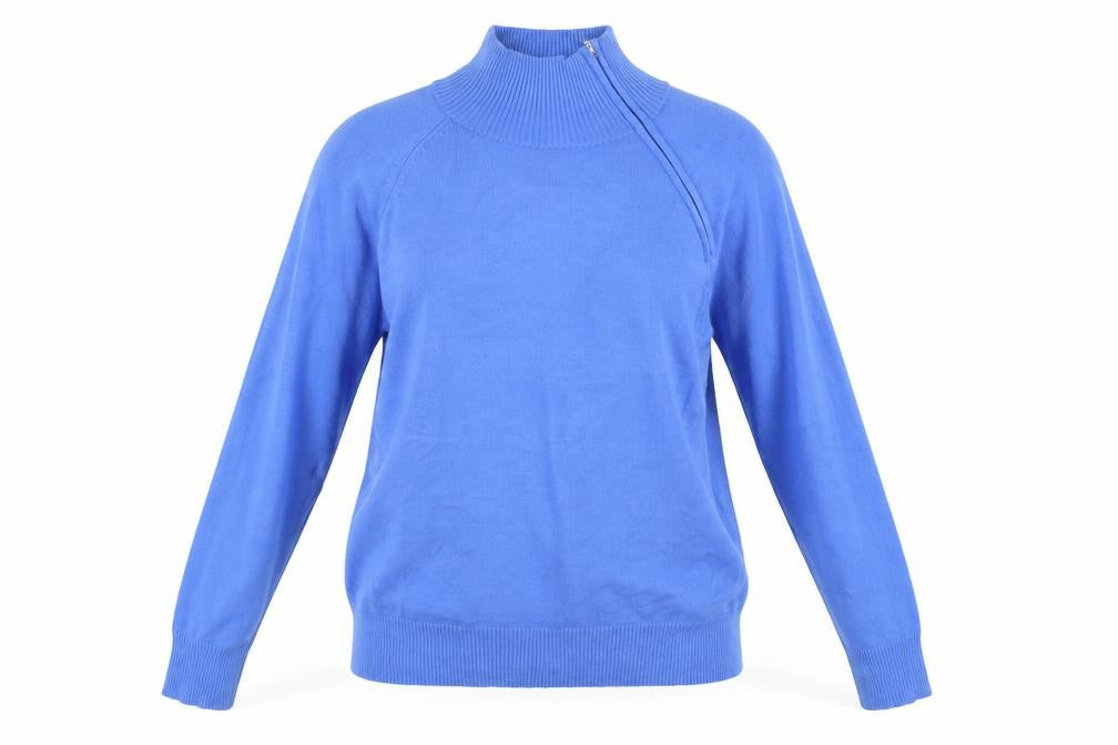 Dorothy Perkins Womens Blue  Knit Pullover Sweatshirt Size 20