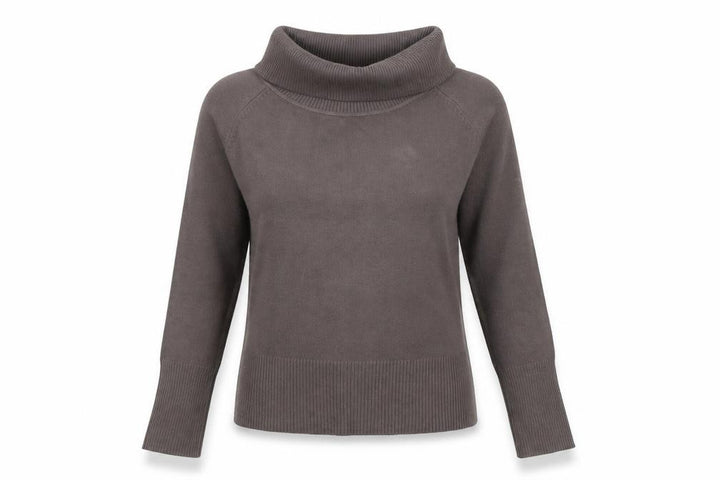 French Connection Womens Grey  Knit Pullover Sweatshirt Size M