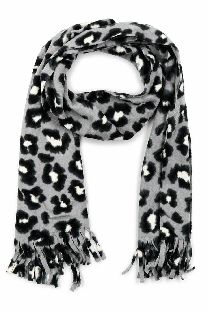 Preworn Girls Green Animal Print  Scarf Scarves & Wraps One Size