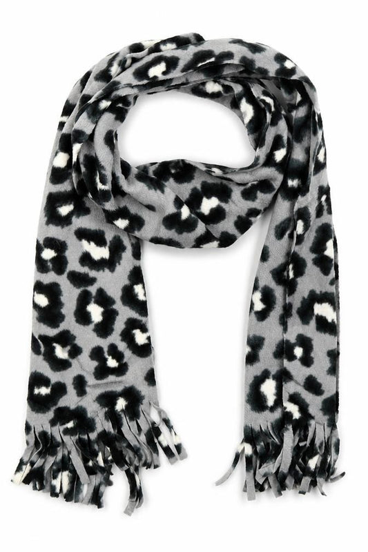 Preworn Girls Green Animal Print  Scarf Scarves & Wraps One Size
