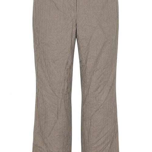 F&F Womens Brown Striped  Trousers  Size 14 L28 in