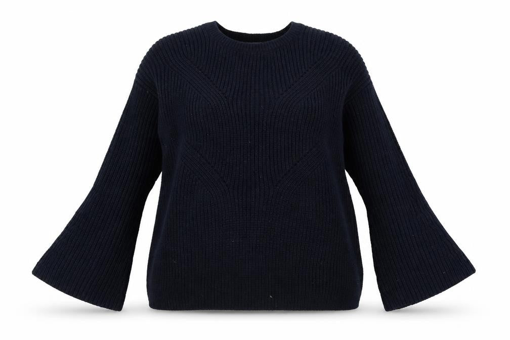 Front view of Red Herring women’s blue jumper, size UK 14