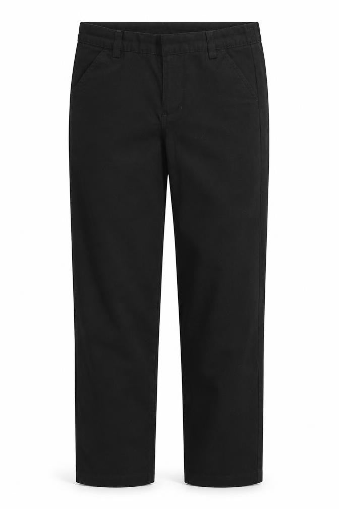 Front view of Next girls’ black carrot trousers, size 14, years