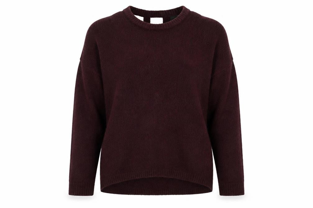 Front view of Primark women’s purple jumper, size M