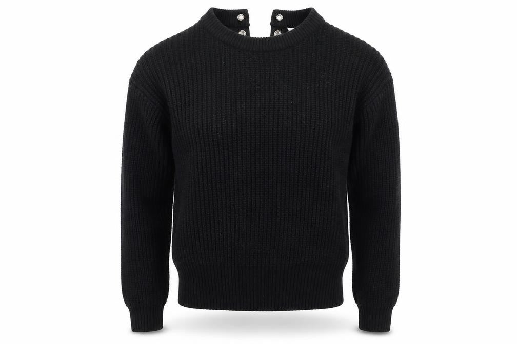 Front view of Amara Reya women’s black jumper, size M