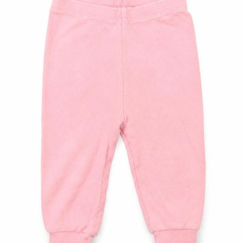 George Girls Pink   Sweatpants Trousers Size 9 Months