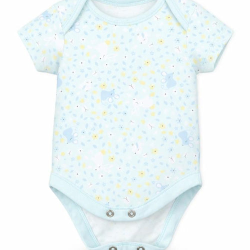 George Girls Green Floral  Babygrow One-Piece Size 0-3 Months