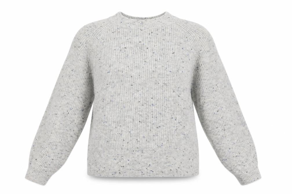 Front view of Marks & Spencer women’s grey jumper, size M