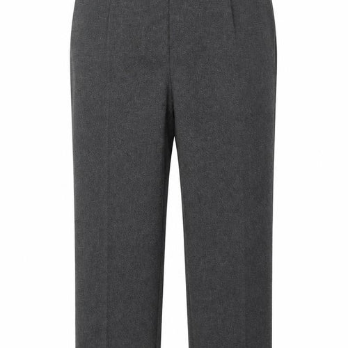 BM Collection Womens Grey   Trousers  Size 12 L25 in