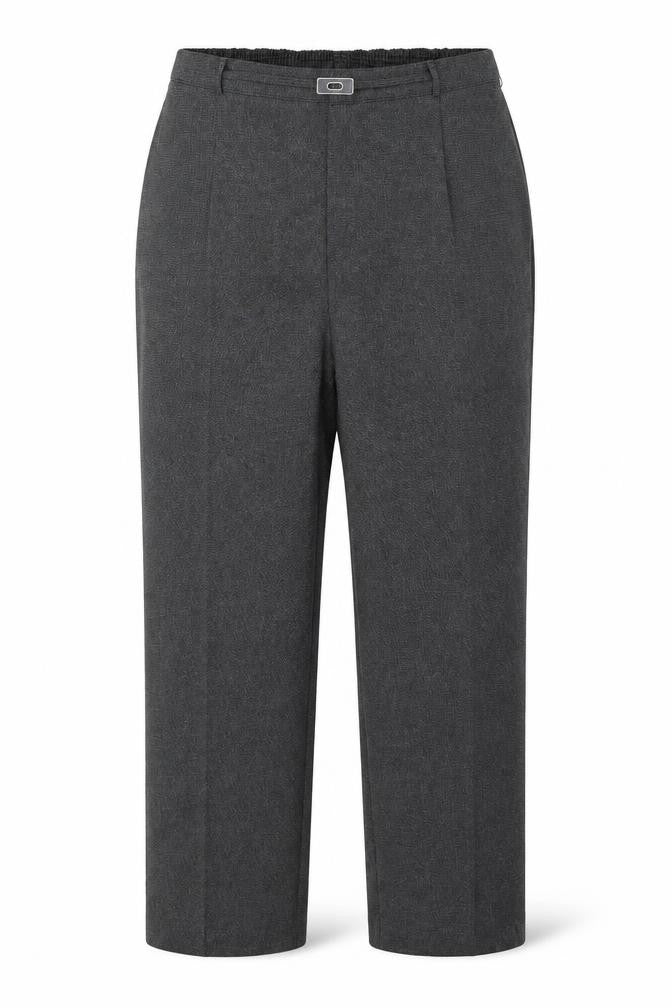 BM Collection Womens Grey   Trousers  Size 12 L25 in